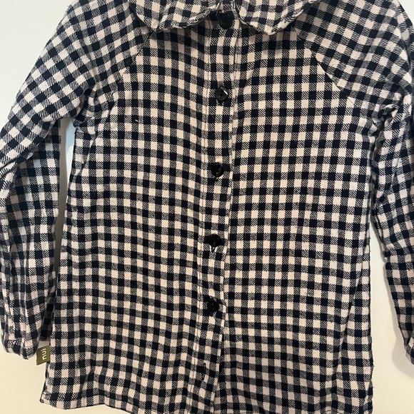 Nui organic plaid flannel shirt 3T - Picture 3 of 4